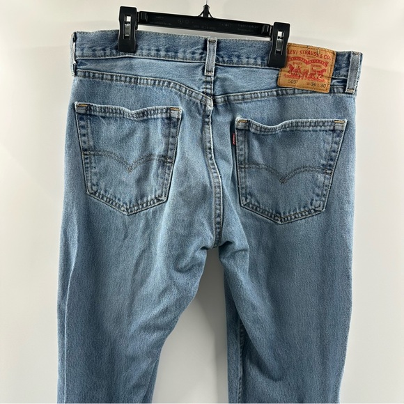 Levi’s 505 Medium Wash Jeans – Size 34x30, Straight Leg - Picture 10 of 11